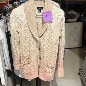 Warm cozy winter cardigan